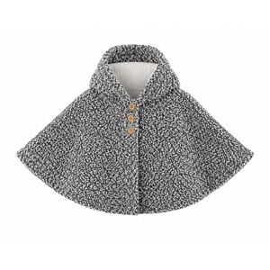 Carters Baby Girls 6M Hooded Poncho Faux Fur Lined NWT shawl cape coat outerwear
